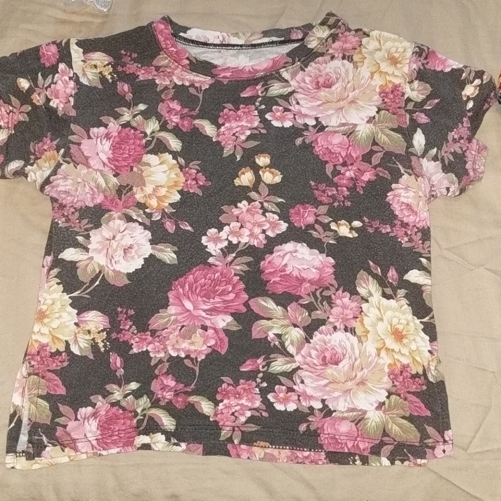 Floral crop top